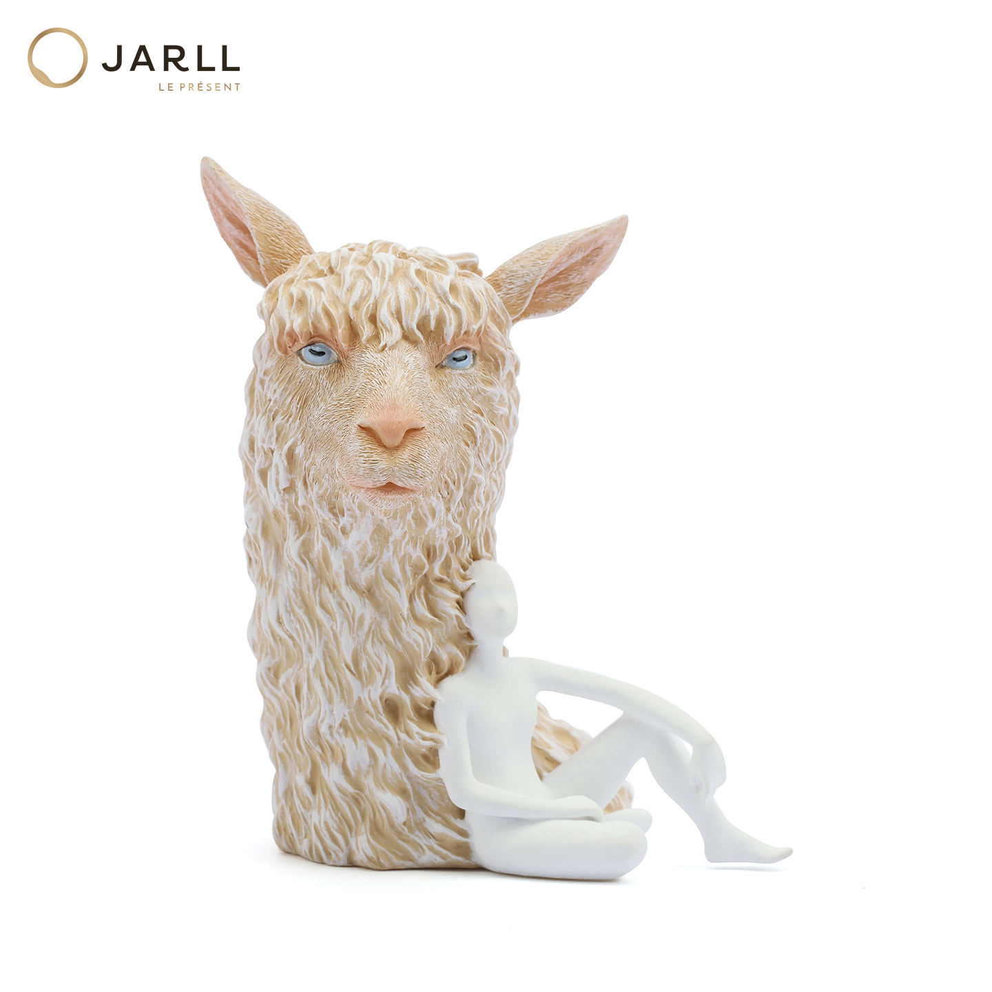 JARLL赞尔白日梦系列羊驼款摆件贴心驼桌面摆饰同学生日纪念礼物
