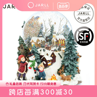 JARLL幻想童话镇水晶球音乐盒八音盒女生儿童生日创意圣诞节礼物