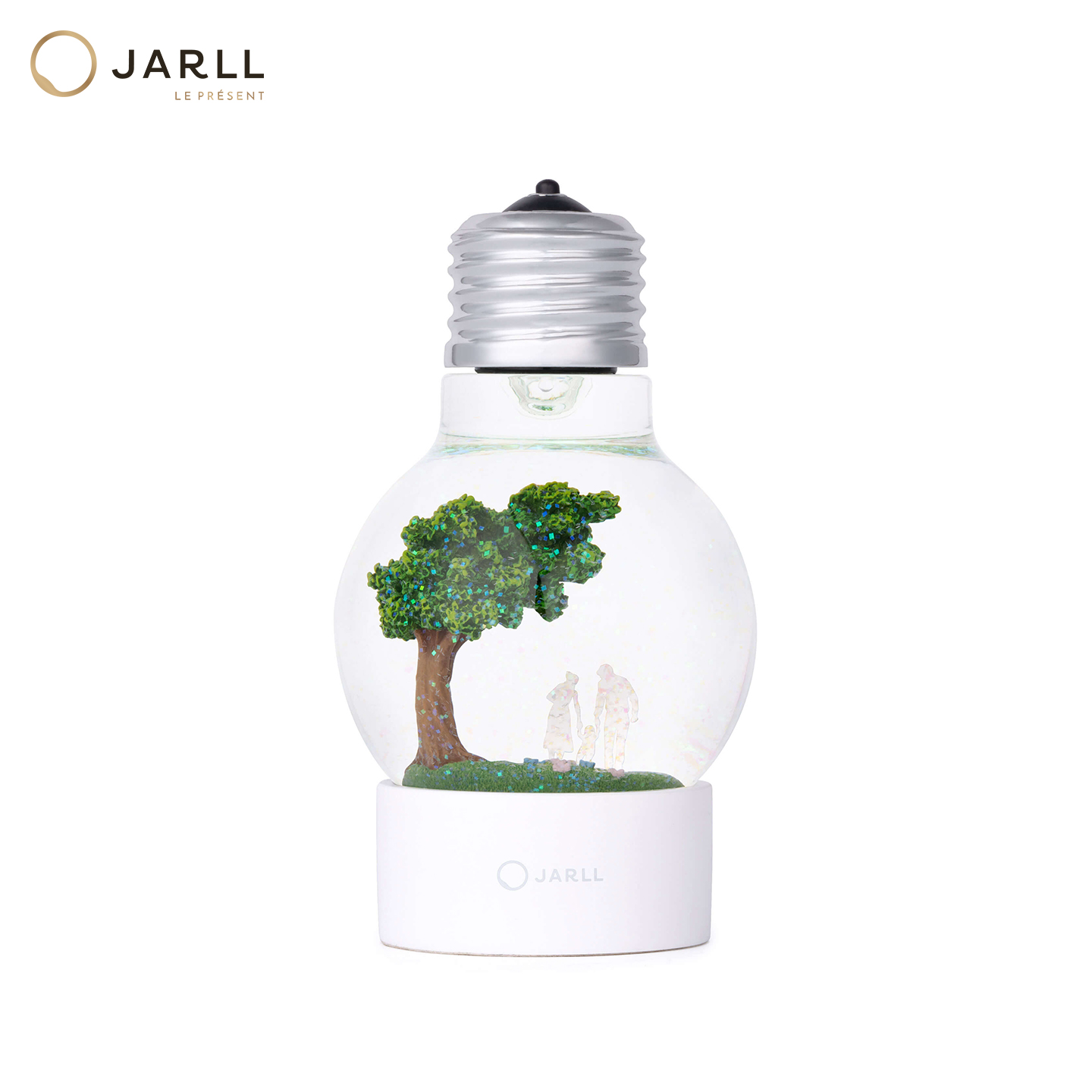 JARLL赞尔灯泡系列一家亲亮灯款创意摆件摆饰闺蜜纪念礼物送老婆