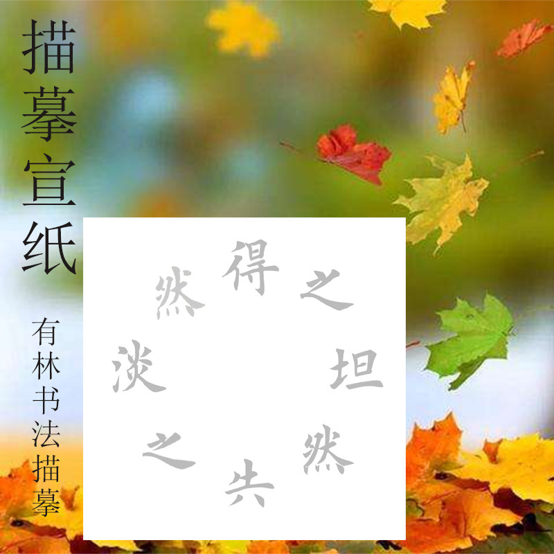 有林书法半生半熟上海田英章描红