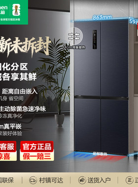 容声500超薄嵌入式IDP净味电冰箱