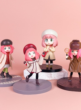 间谍过家家阿尼亚剧场版福杰冬装手办动漫摆件美女潮玩装饰摆件批