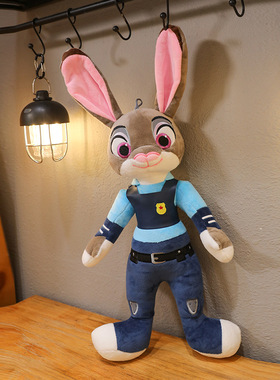 疯狂动物城兔子朱迪公仔狐狸尼克毛绒玩具布娃娃儿童生日礼物玩偶