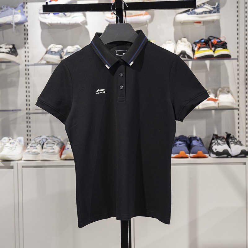 李宁女子短袖POLO衫2025新款团购系列夏季舒适透气翻领T恤APLV060,运动服/休闲服装,运动POLO衫,淘宝优惠券,粉丝福利购,淘宝优惠卷