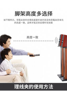 奋声/专业音箱木质支架落地音响