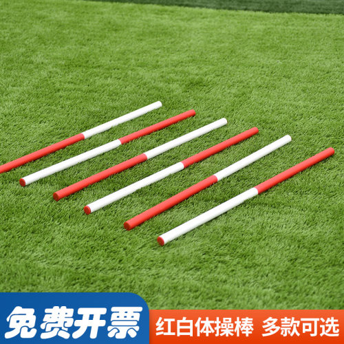 红白体操棒形体棒训练器材
