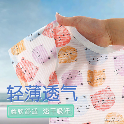 速干镂空网眼薄款儿童短袖T恤