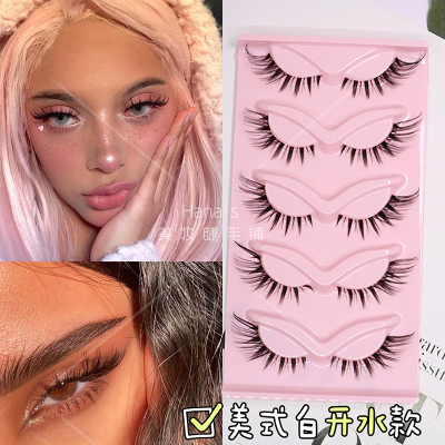 斜飞狐系狼系黑梗整条欧美假睫毛