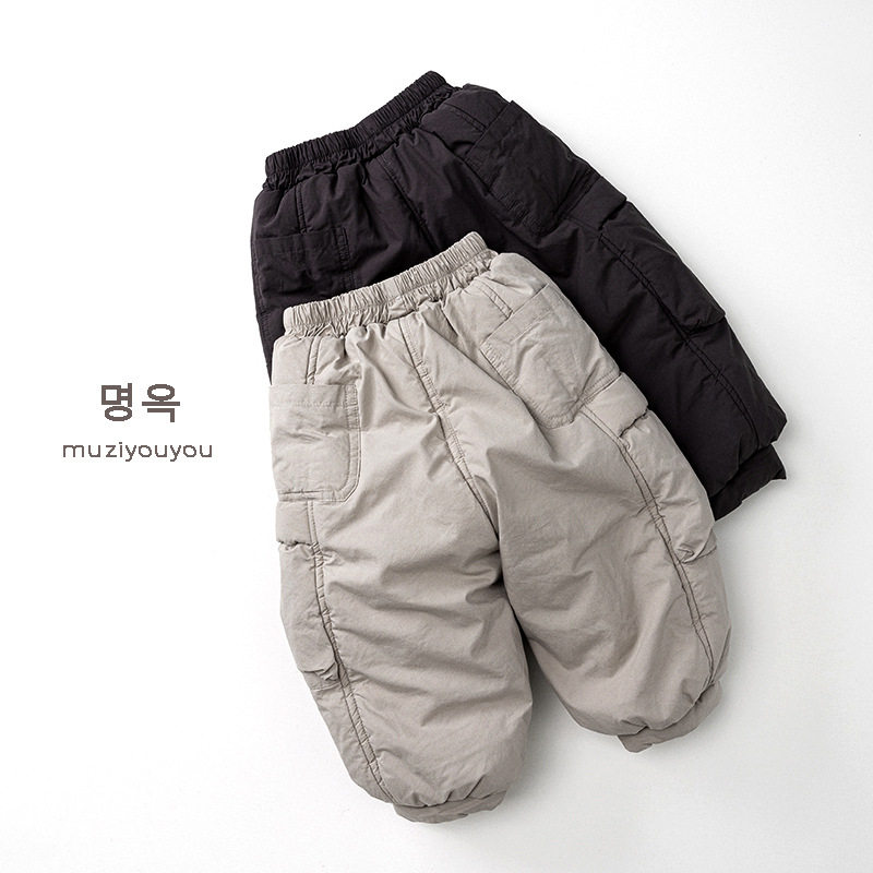 儿童保暖棉裤2025冬季新款男童女童厚裤子小童韩版森系潮童装,童装/婴儿装/亲子装,裤子,淘宝优惠券,粉丝福利购,淘宝优惠卷