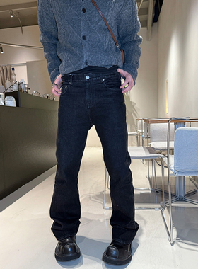 ESC MAN STUDIO/上身显瘦的冈山牛仔中腰休闲百搭微喇牛仔裤长裤