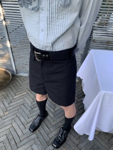 夏季 STUDIO 新品 很有感觉 ESC 细节腰部设计休闲百慕大短裤 MAN