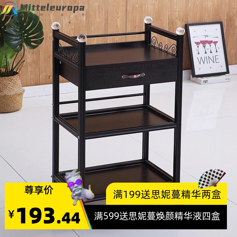 2023欧式美容车手推车带抽屉发廊美容院置物架小推车理发店工具车