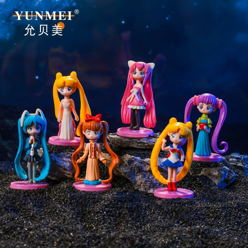 美少女战士动漫汽车摆件装饰模型