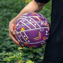 2023年新款 7号篮球成人用球吸湿防滑手感PU材质复古电玩涂鸦