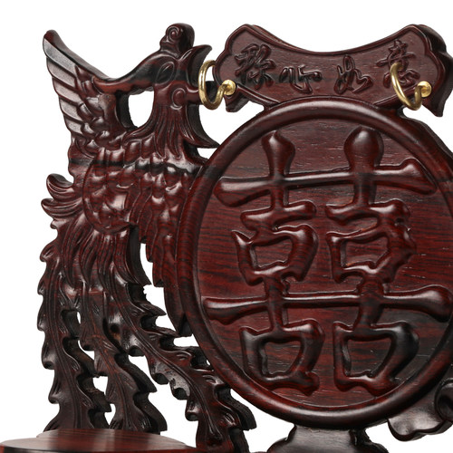 红木工艺品摆件 红酸枝子孙宝桶结婚子孙桶 称心如意婚庆用品小号