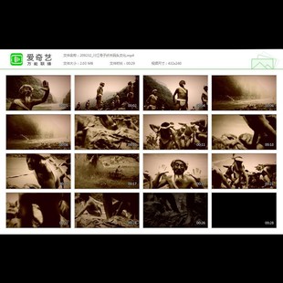 川江号子纤夫码头文化宣传实拍视频素材