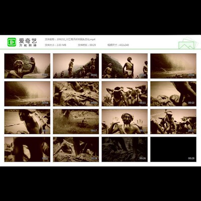 川江号子纤夫码头文化宣传实拍视频素材