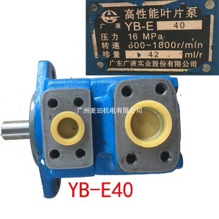E40高性能叶片泵单泵注塑机挤压机铝材弯管机液压泵