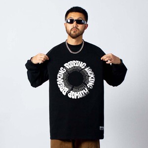 FunkyChoice街舞练功服popping纯棉长袖T恤locking上衣演出比赛男