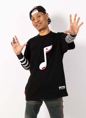 FunkyChoice X AGA DESIGN联名音符设计音乐舞蹈人生短袖T恤男女