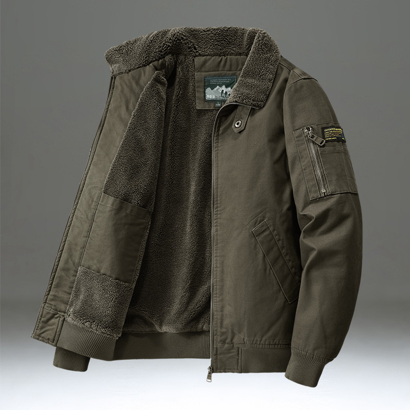 飞行者冬季加绒加厚休闲棉服