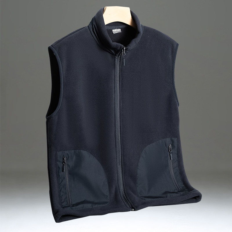 马甲男春秋冬保暖摇粒绒户外马夹中青年大码抓绒无袖坎肩,男装,常规马甲,淘宝优惠券,粉丝福利购,淘宝优惠卷