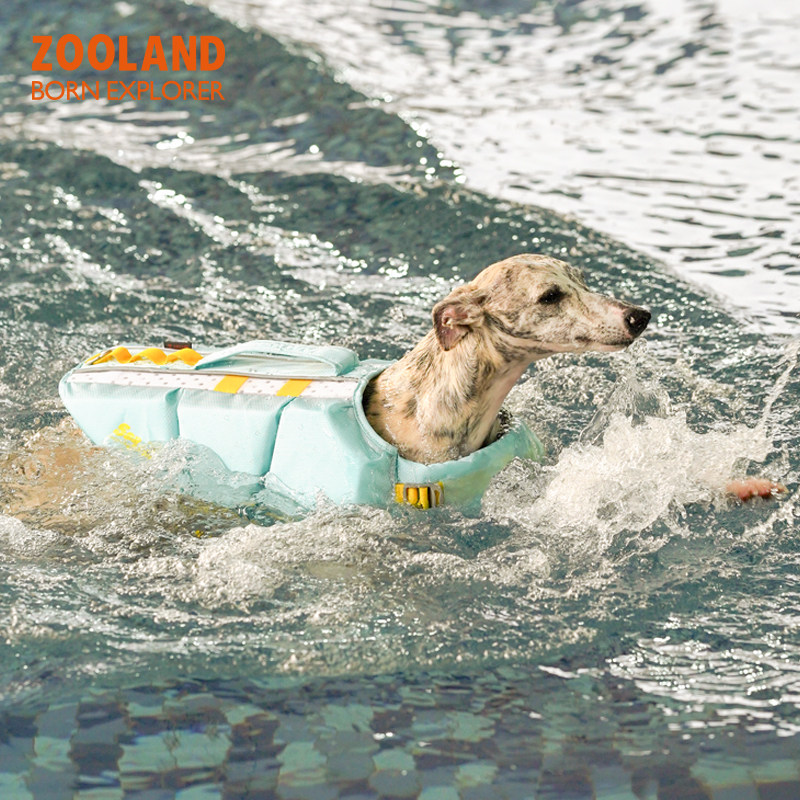ZOOLAND宠物狗狗救生衣高强浮力小中大型犬法斗柴犬柯基户外游泳