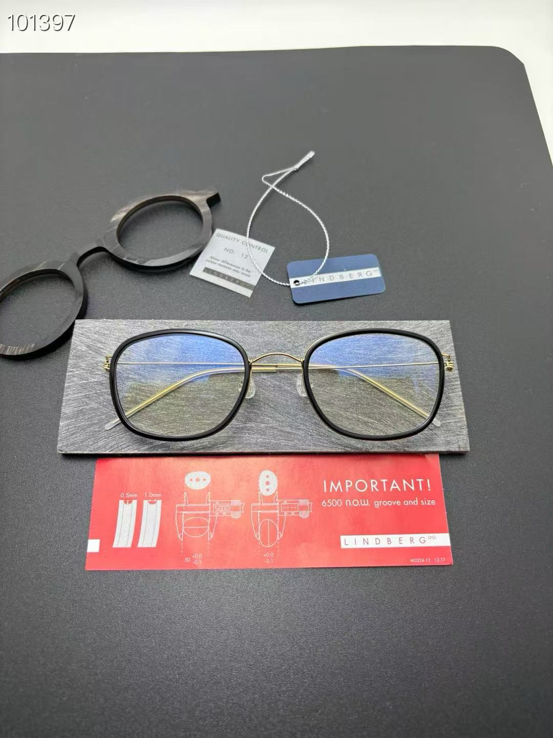 正品LINDBERG林德伯格SANTI眼镜框 丹麦纯钛女款眼镜架