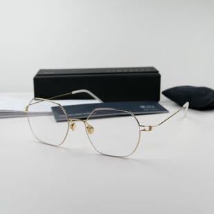 正品LINDBERG林德伯格眼镜框复古多边形超轻纯钛近视眼镜RICHELLE