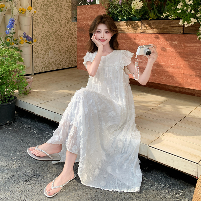 2025新款工艺面料连衣裙105-9703-135-198，女装连衣裙，浙宝105（原181）