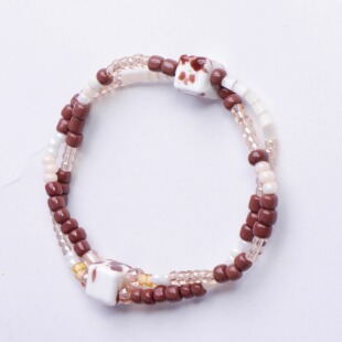 牛奶方糖个性孤品原创设计新中式珠手链女小众设计感