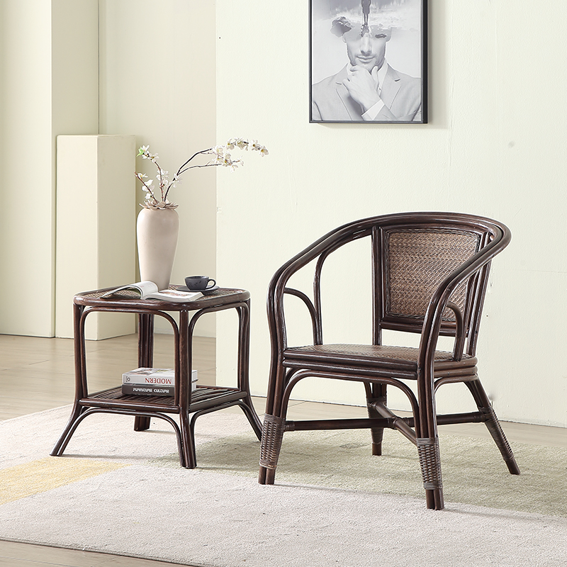 藤椅三件套藤编休闲椅阳台茶桌椅