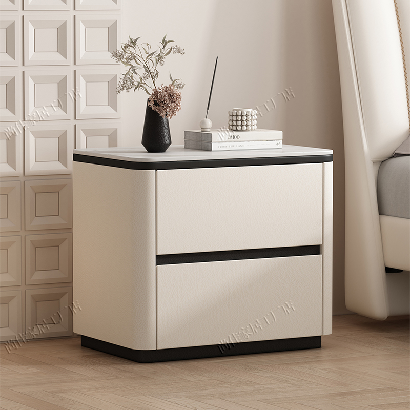 实木多层板床头柜简约现代