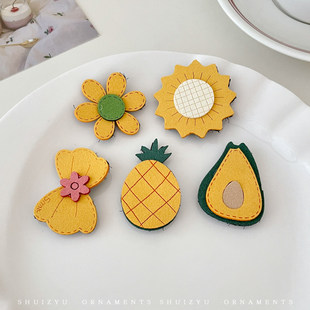 魔术贴发饰儿童卡通粘碎发整理神器女童前额浏海发贴小女孩不伤发