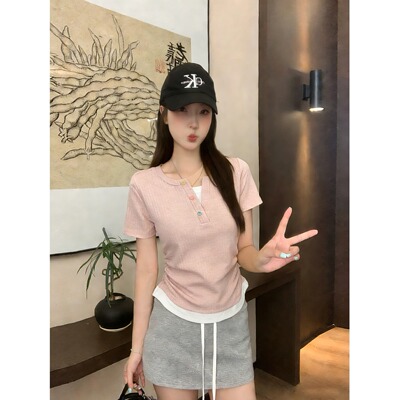 曾小咸大码女装miss38马西西masisi微胖辣妈起义爱蔷薇旗舰店上衣