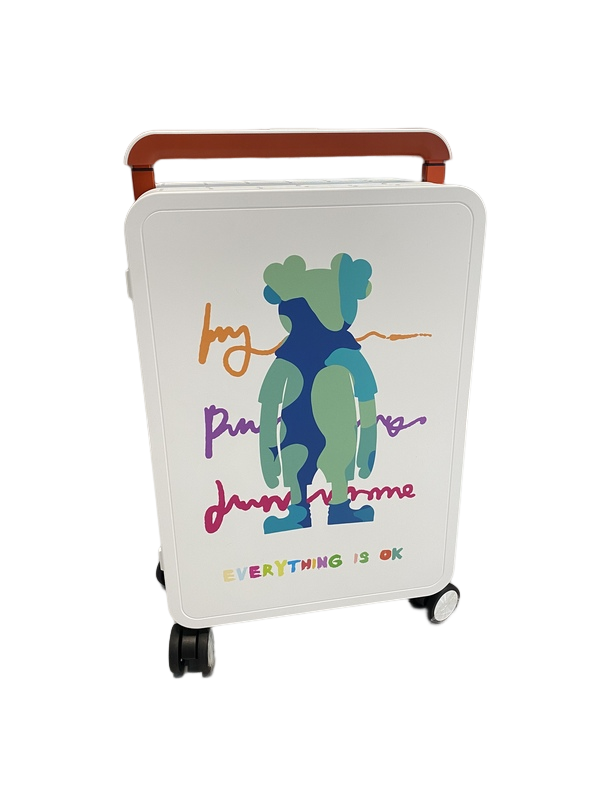 polo meisdo宽拉杆旅游静音万象轮行李箱高颜值铝框登记密码箱