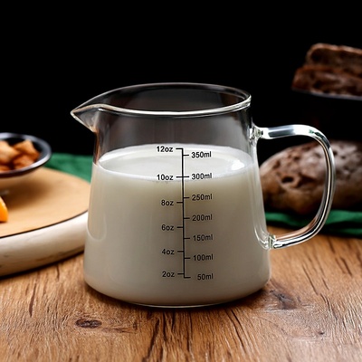 高硼硅玻璃量杯带刻度咖啡分享壶