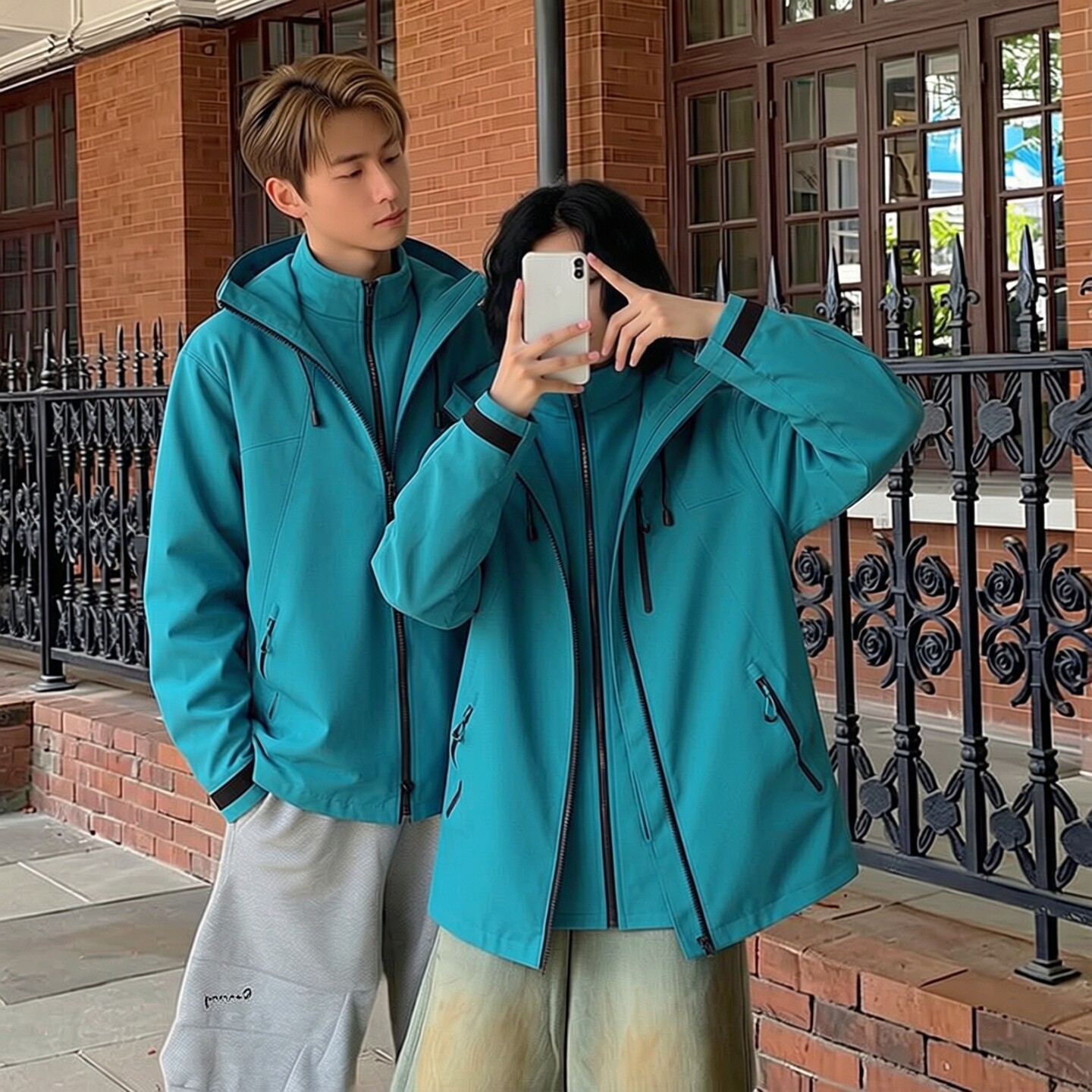 三合一冬季抓绒冲锋衣防水保暖