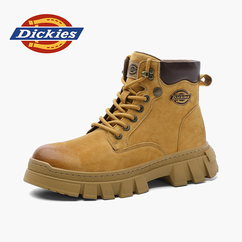 Dickies马丁靴男款2026新款男鞋夏季棉鞋加绒雪地靴男士工装靴子