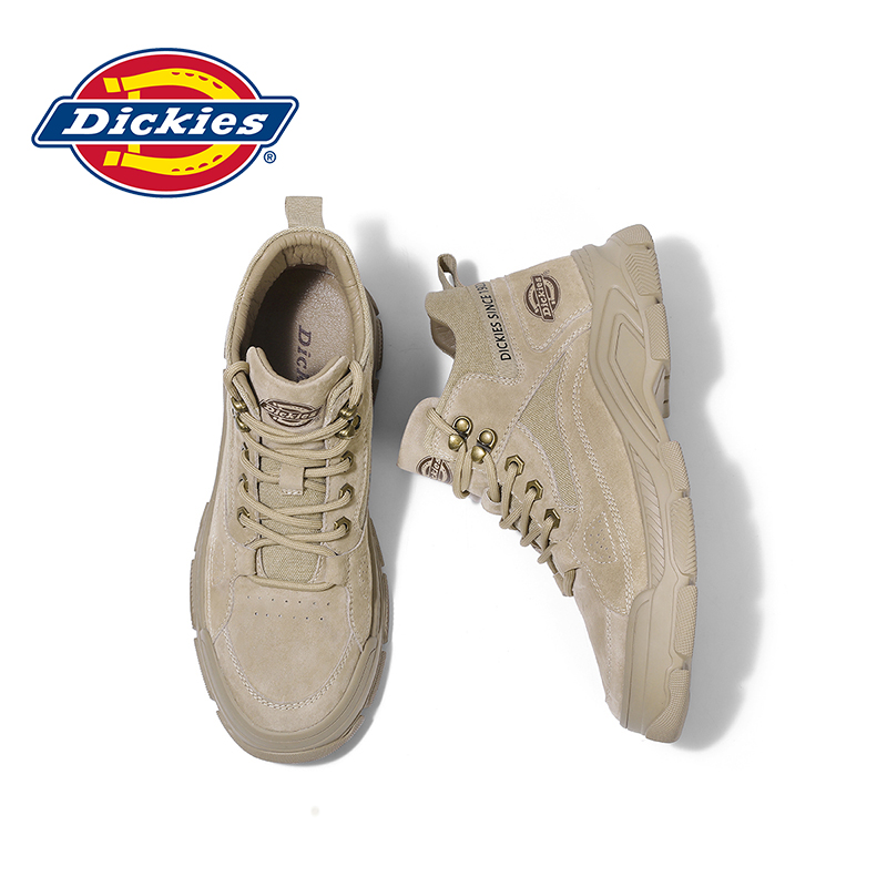 Dickies马丁靴男款中帮男鞋夏季棉鞋登山鞋工装登山靴男士雪地靴