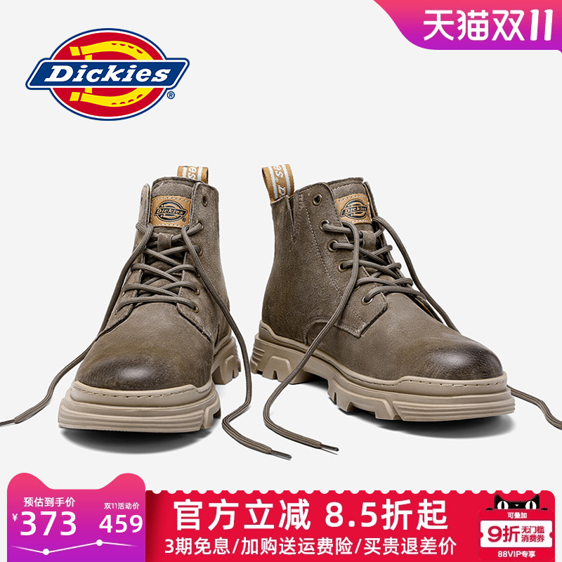 Dickies马丁靴男英伦风工装靴