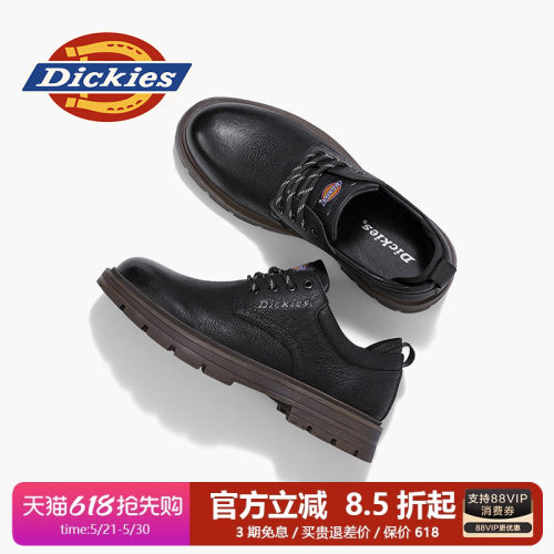 dickies男士马丁靴低帮夏季男鞋