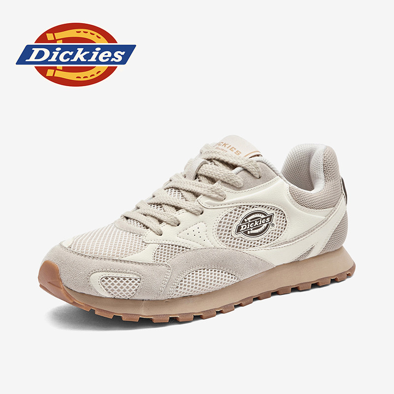 Dickies网面透气男鞋2026夏季新款阿甘鞋男士厚底休闲鞋增高板鞋