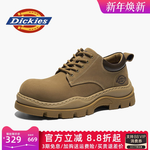 Dickies马丁靴男款秋冬2025新款男鞋厚底英伦低帮靴子男士工装靴