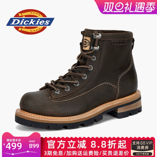 工装 真皮靴子牛皮男靴男士 靴 2025新款 Dickies马丁靴男高级感冬季