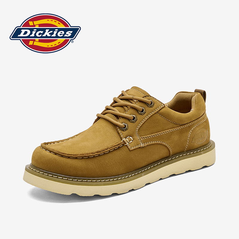 Dickies真皮低帮耐磨工装鞋男图片