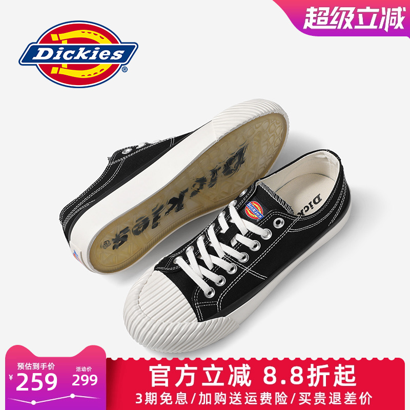 Dickies休闲男鞋低帮帆布鞋男