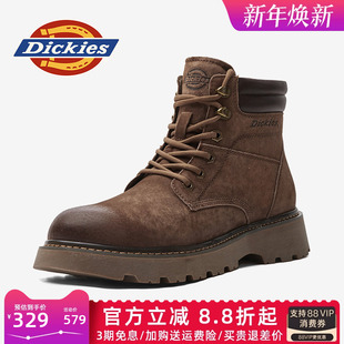 2025新款 工装 男鞋 中帮靴子男靴英伦男士 靴 冬季 Dickies马丁靴男款