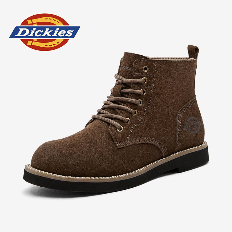 Dickies马丁靴男款冬季2026新款男鞋中帮美式沙漠靴子男士工装靴