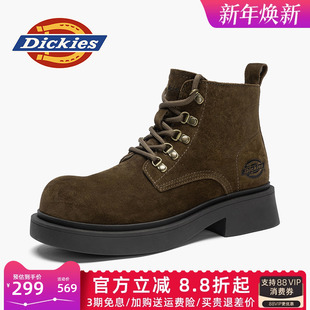 工装 Dickies马丁靴男款 英伦男士 男鞋 靴 秋冬中帮靴子男靴2025新款